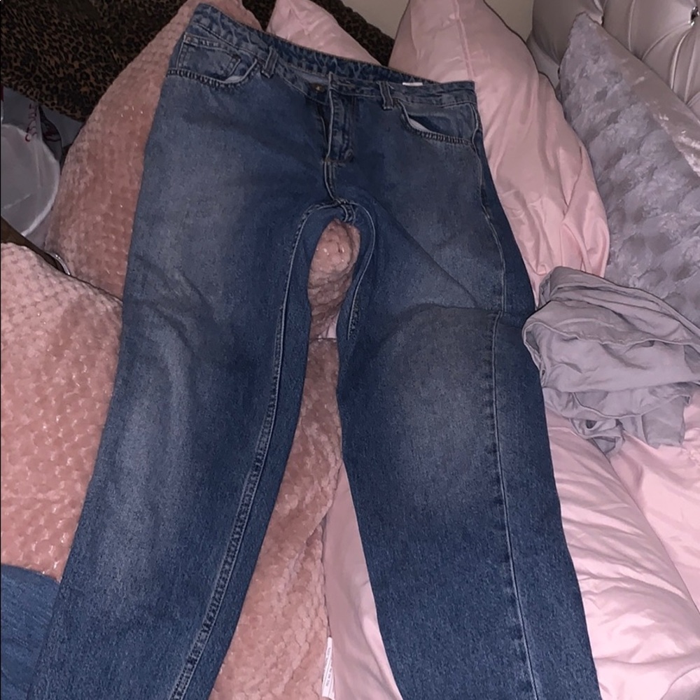 High waisted mom jeans